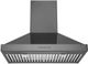Hauslane 30" Fingerprint Resistant Black Stainless Steel Wall Mounted Range Hood -0