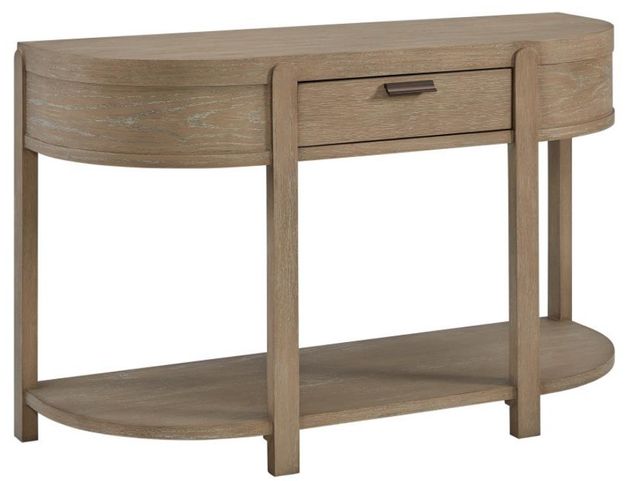 Bernards Trilogy Toffee Curved Console Table-0