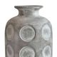 TOV Furniture Earthenware Aztec Gray Flower Vase-3