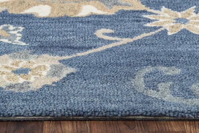 Rizzy Home Leon Blue 5'x8' Rectangular Rug-2