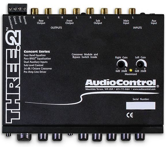 AudioControl® InDash Equalizer/Crossover Paradyme