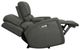 Flexsteel® Linden Charcoal Power Reclining Loveseat with Console, Power Headrests and Lumbar-4
