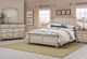 Vaughan-Bassett Arrendelle Rustic White/Cherry Queen Mansion Bed-0