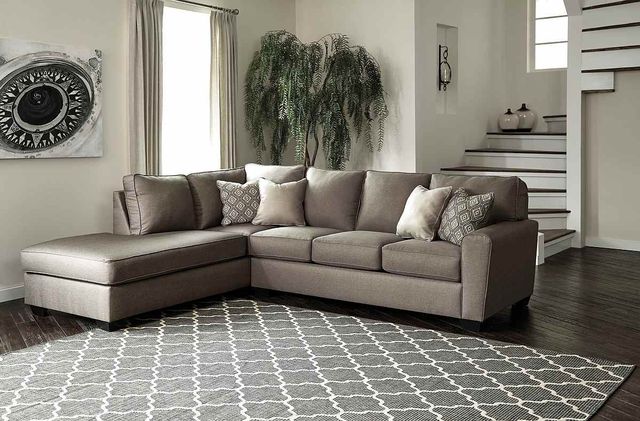 Benchcraft® Calicho 2-Piece Cashmere Sectional-1