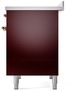 Ilve® Nostalgie II Series 40" Burgundy Pro Style Induction Range-4