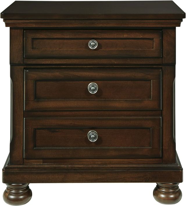 Millennium® by Ashley® Porter Rustic Brown Nightstand-1