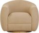 TOV Furniture Judy Honey Boucle Swivel Accent Chair-3