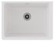 Elkay Quartz Classic® White 25" Undermount Laundry Sink with Perfect Drain®-1