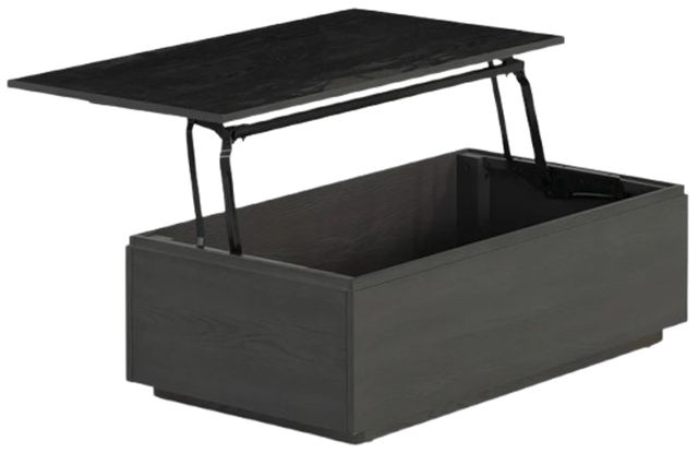 Transformer Table Transformer Dark Gray/Smoked Hickory Lift Top Coffee Table-1