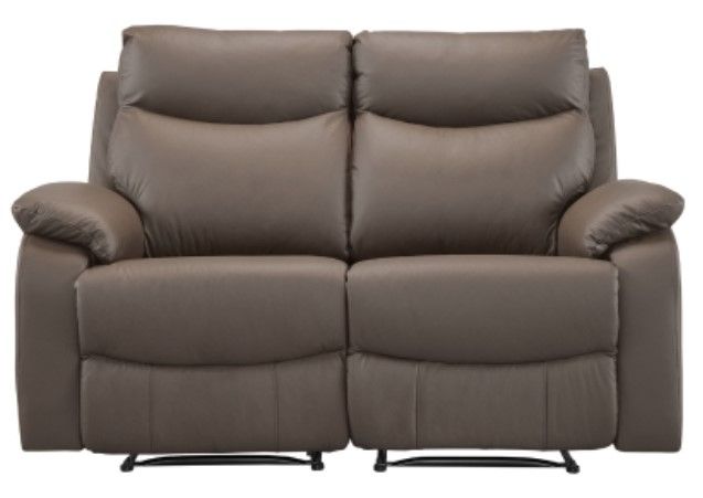 Mazin Furniture Wembley 2-Piece Chocolate Brown Modular Reclining Loveseat-1