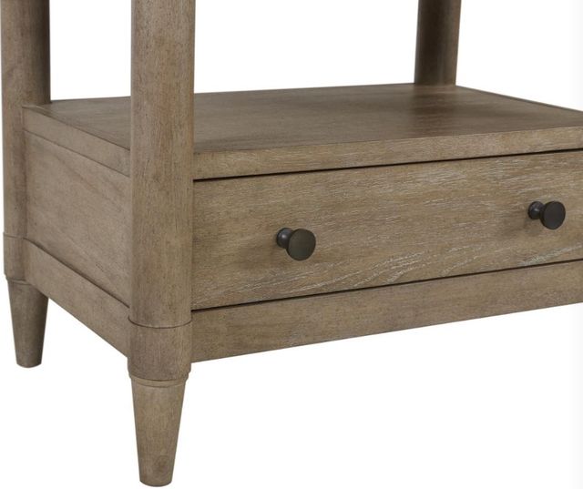 Bernards Citrus Heights Sand Open Nightstand-2