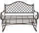 A & B Home Bronze Lillian Outdoor Bench-0