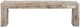 Currey & Company Kanor Whitewash Bench-1