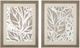 Bassett Mirror Mudcloth Foliage 2-Piece Wall Art Set-0