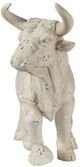A & B Home White Bull Statue-2
