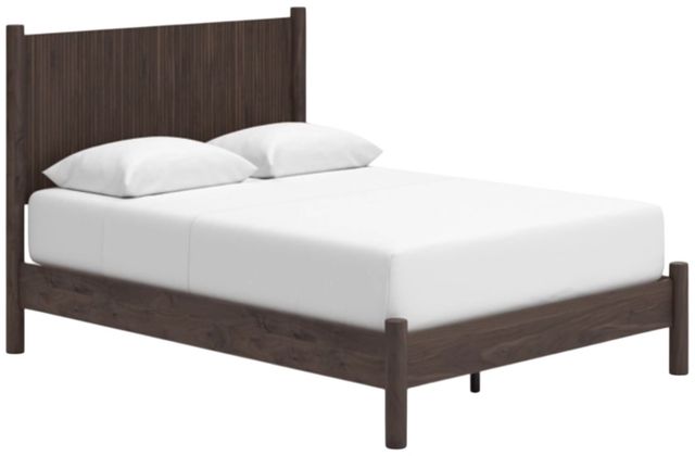 Signature Design by Ashley® Pamytta Brown Queen Panel Platform Bed-0