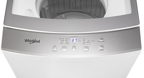Whirlpool® White Electric Laundry Center, 1.8 Cu. Ft. Washer, 3.4 Cu. Ft. Dryer-3