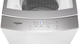 Whirlpool® White Electric Laundry Center, 1.8 Cu. Ft. Washer, 3.4 Cu. Ft. Dryer-3