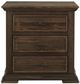 International Furniture Direct Desire Deep Brown Nightstand-3