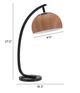 Zuo® Brentwood Brown/Black Table Lamp-3