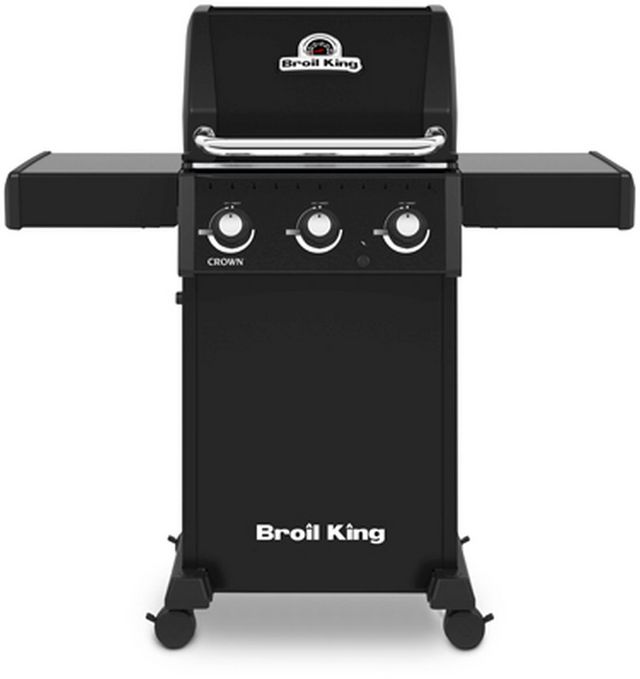 Broil King® Crown™ 420 4-Burner Black Freestanding Liquid Propane Gas Grill