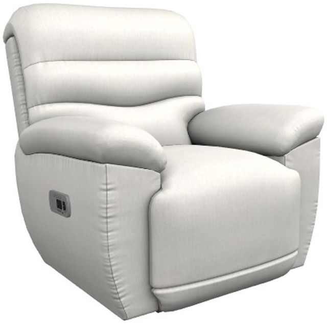 La-Z-Boy® Joshua Linen Power Rocking Recliner with Headrest and Lumbar-0