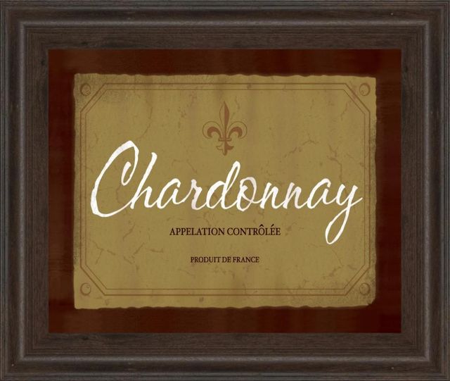 Classy Art Chardonnay by Paola Viveiros Wall Art-0