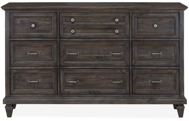 Magnussen Home® Calistoga Weathered Charcoal Drawer Dresser-1