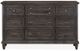 Magnussen Home® Calistoga Weathered Charcoal Drawer Dresser-1