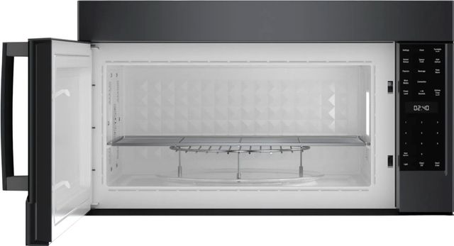 Bosch® 800 Series 1.8 Cu. Ft. Black Stainless Steel Over the Range Microwave-1