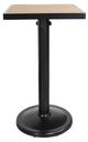 CabanaCoast® Customizable Kensington Wooden 24" Outdoor Square Pedestal Bar Table-1