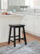 Powell® Beamon Black Counter Stool-1