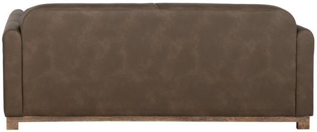 International Furniture Direct Balam Dark Brown/Stained Brown 88" Two-Cushion Sofa-3
