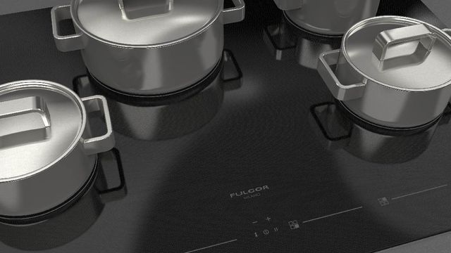 Fulgor Milano® 700 Series 30" Glossy Black Electric Cooktop-3