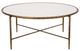 Furniture Classics Evelyn White Coffee Table with Gold Base-1