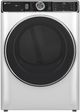 GE® Profile™ White Front Load Washer and Electric Dryer Laundry Pair-2