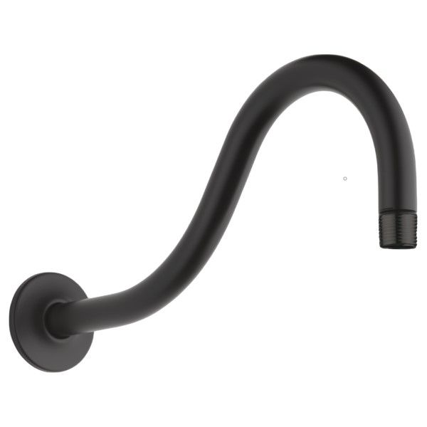 Peerless Universal Showering Components Matte Black Shower Arm-0