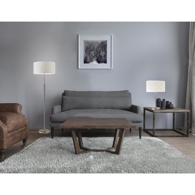 Adesso® Hayworth Brushed Steel Floor Lamp-3