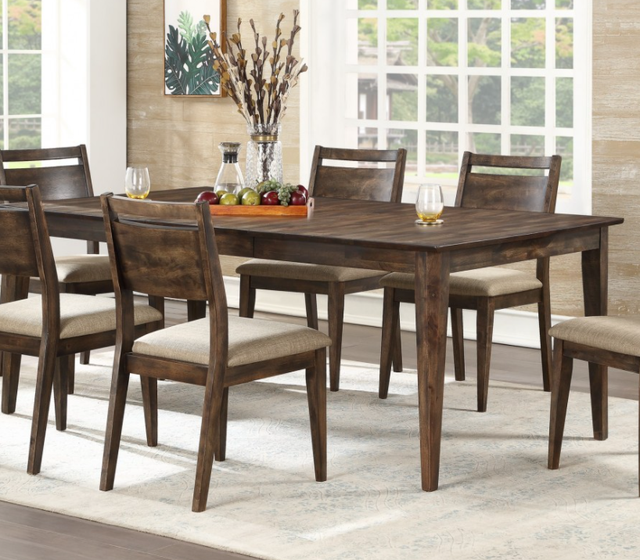 Winners Only® Zoey Mango 78" Leg Table with Butterfly Leaf-2