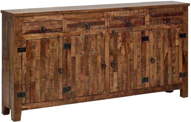 Jaipur Furniture Good Earth Antiqued Brown Sideboard-0