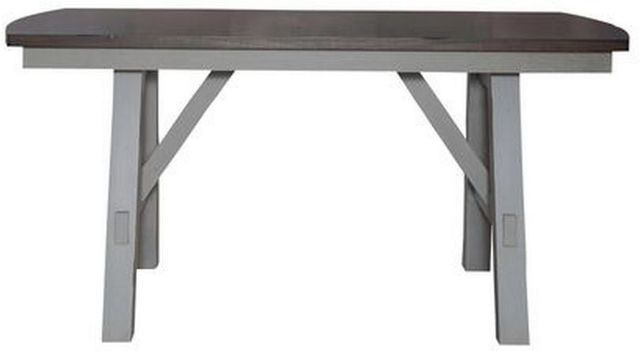 Liberty Furniture Newport Carbon Gray Gathering Table with Smokey Gray Base-2