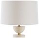 Uttermost® Hemisphere Brass/Travertine Table Lamp-3