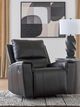 Signature Design by Ashley® Glossmore Black Manual Rocker Recliner-4