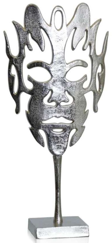Stylecraft Nickel Plated Table Top Mask Home Decor-0