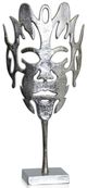 Stylecraft Nickel Plated Table Top Mask Home Decor-0