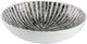 A & B Home Two-Tone Black/White Bowl-0