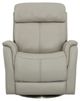 Flexsteel® View Light Gray Swivel Power Recliner with Power Headrest and Lumbar-2