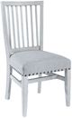 Elements International Condesa White Wing Slat Dining Side Chair-0