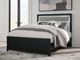 Signature Design by Ashley® Raechalla Black King Upholstered Panel Bed-1