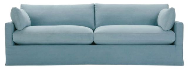 Rowe® Customizable Sylvie 100” Two Cushion Everyday Denim Slip Sofa-1